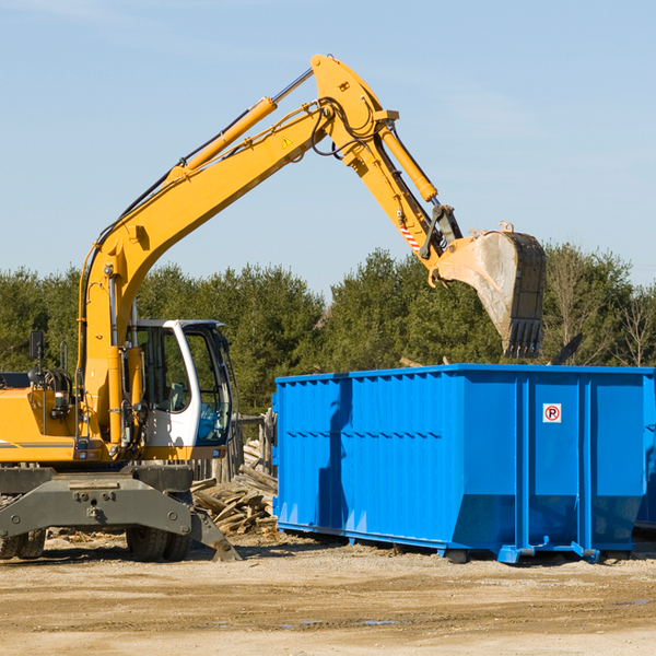 what kind of customer support is available for residential dumpster rentals in Woodland Park